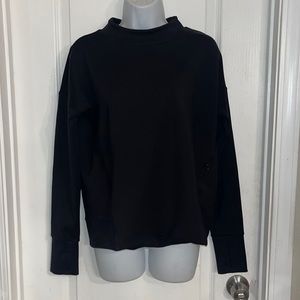 Athleta Black neck pullover sweater